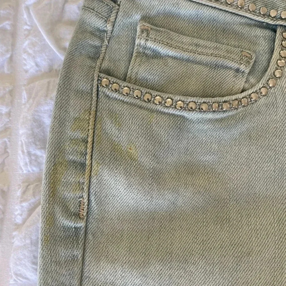 Paige studded Verdugo ankle denim in studded imperial - Picture 7 of 16